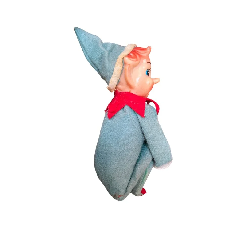 Vintage Pixie Elf Knee Hugger Retro Christmas Made in Japan